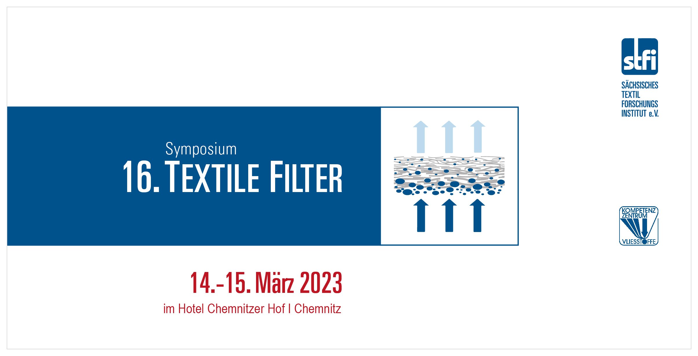 Vorankündigung 16. Symposium TEXTILE FILTER Sächsisches
